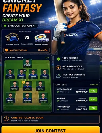 87abet (87 abet) fantasy cricket & matchday visual 3